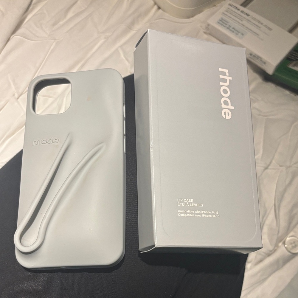 RHODE Light Gray Phone Case for iPhone 14/15